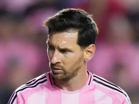 Lionel Messi antes de partida decisiva do Inter Miami